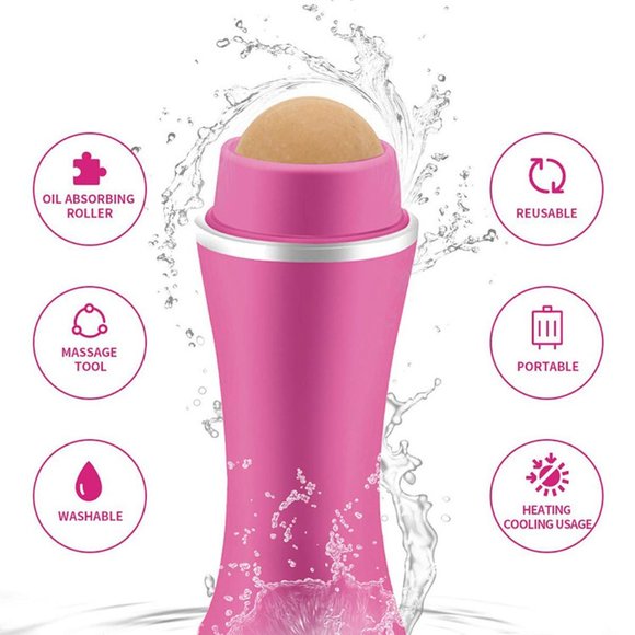 Volcanic Stone Face Roller Oil Absorbing Control - Picture 3 of 11